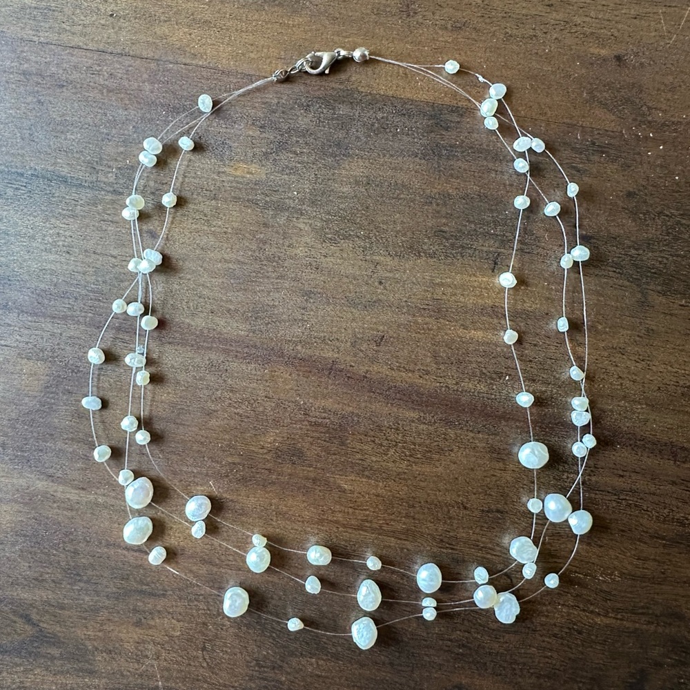 Multistrand Freshwater Pearl Necklace